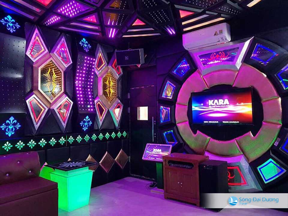 Phòng karaoke riêng biệt tại Villa