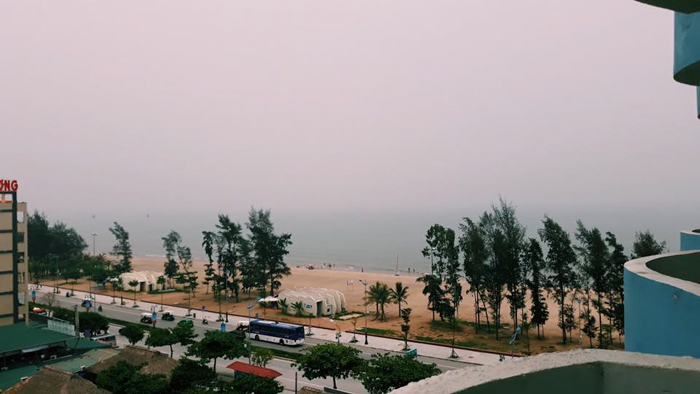 bãi biển khu D biển Sầm Sơn