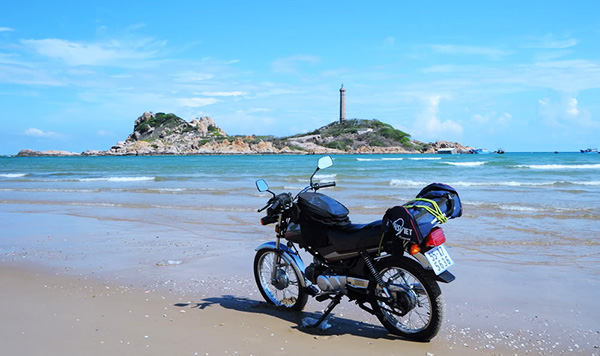 thuê xe máy đi biển